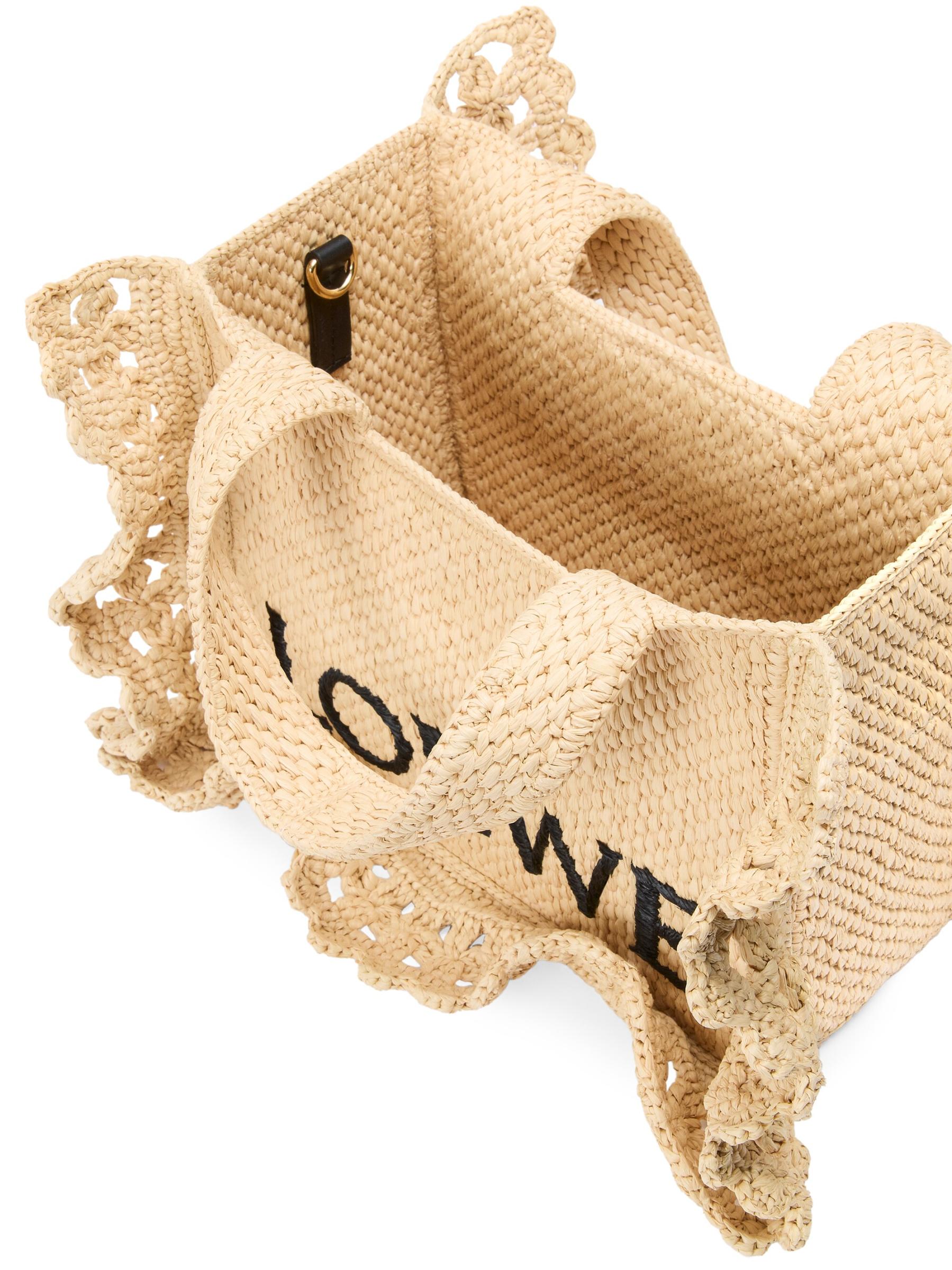 【LOEWE】パウラズイビサラフィアサンハット Loewe - LOEWE×Paula's イビサ ミニ スリット ラフィア トート