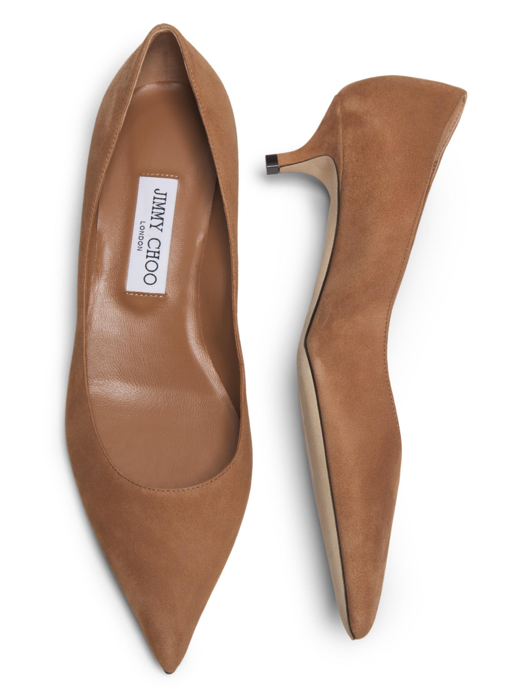 Shop Jimmy Choo - Core Amelia 35MM Kitten-Heel Pumps | Saks