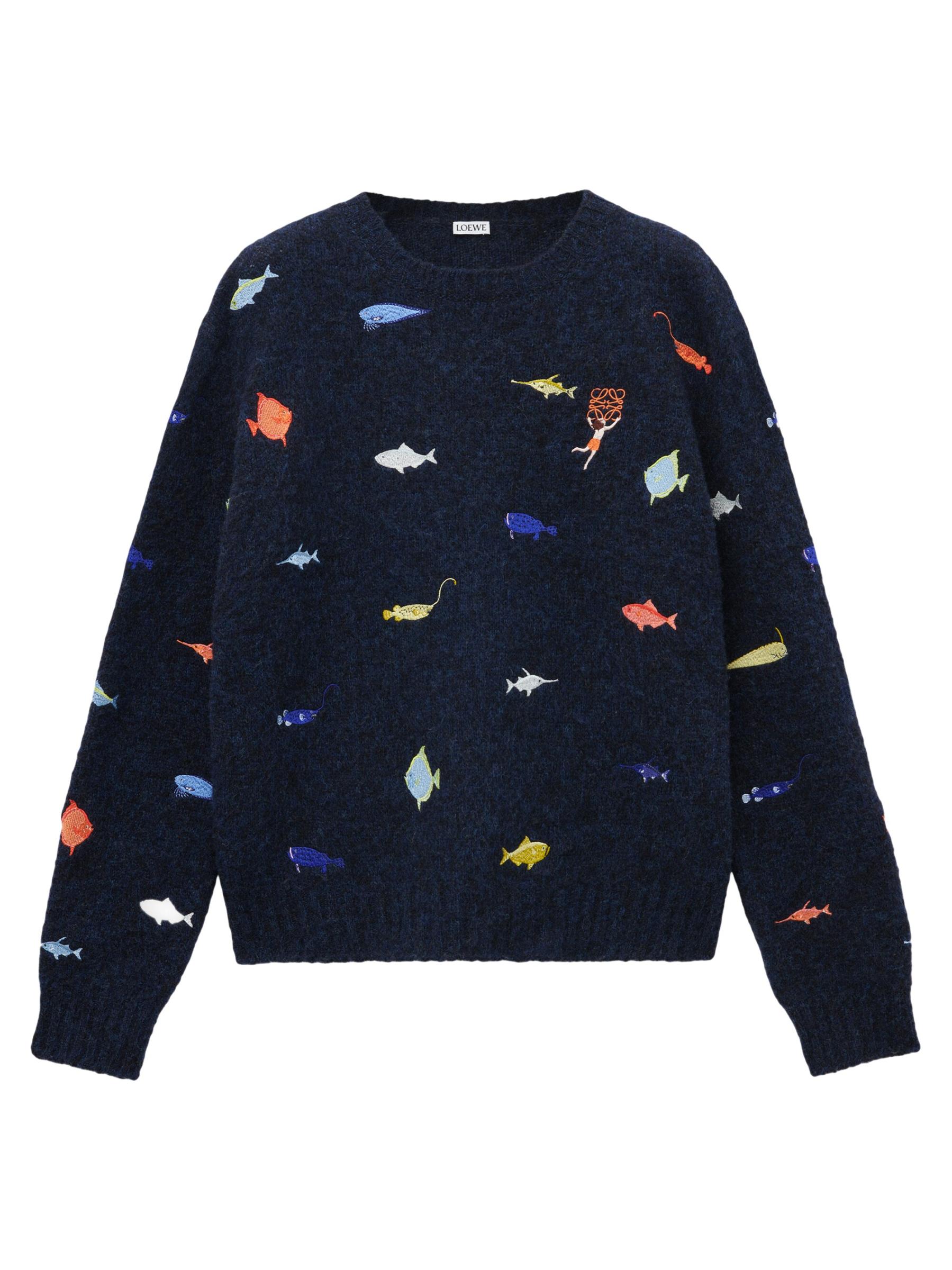 【送料&関税込】Loewe Multicolor Nylon Sweater Shop Loewe - Suna Fujita x LOEWE Fish Sweater | Saks Fifth
