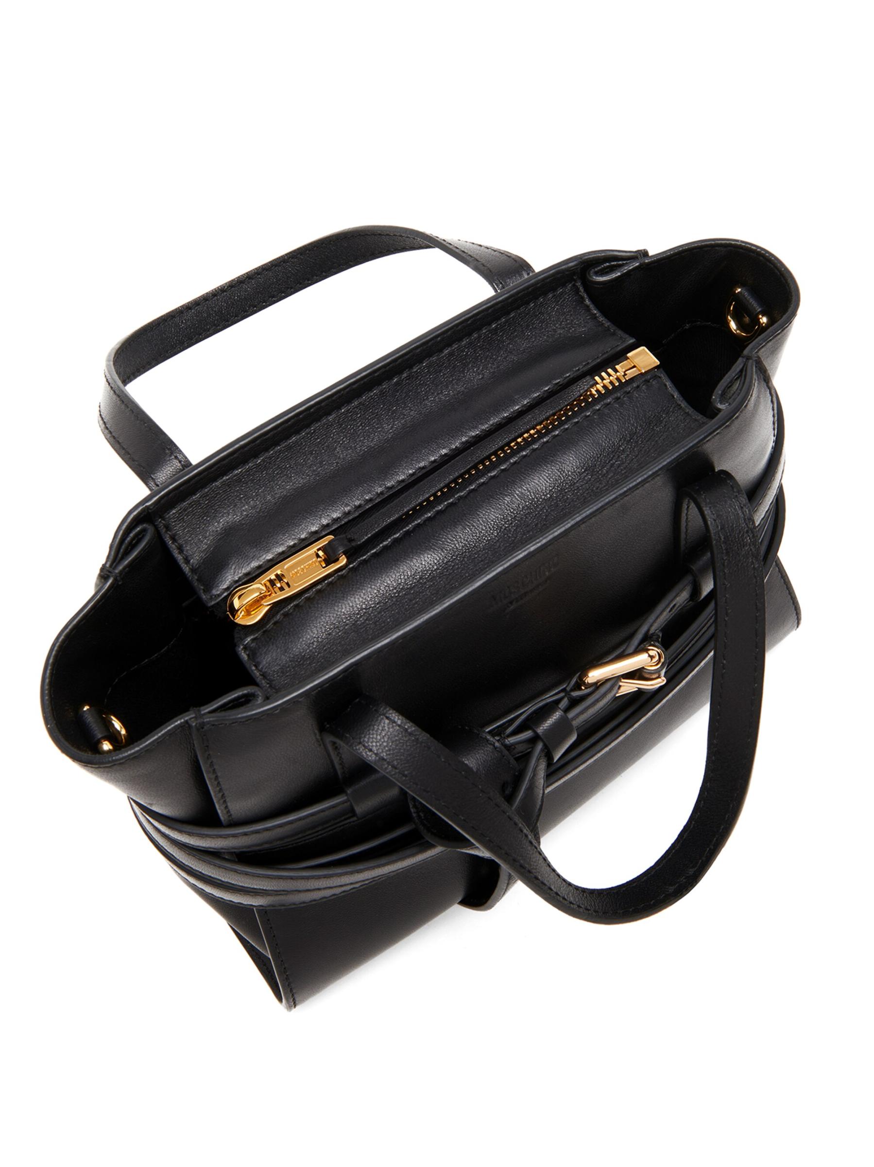 【MOSCHINO】 タイミーレザートップハンドルバッグ Moschino - タイミー・レザー・ショルダーバッグ をオンライン