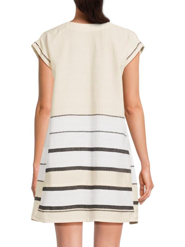 #4: فستان قصير بقفطان جاكار محبوك من إيلينا - كريم توموكا