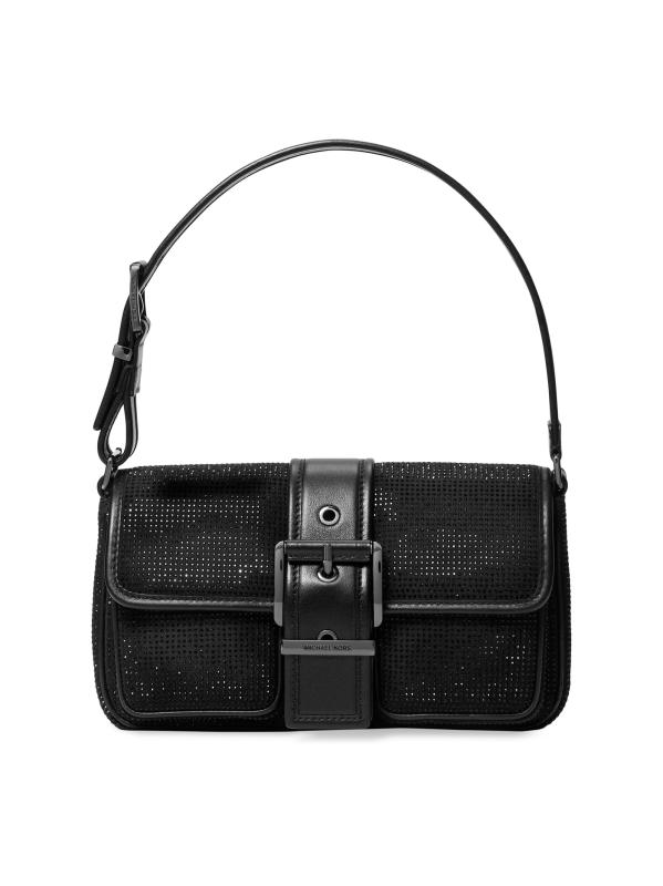 حقيبة كتف كولبي متوسطة الحجم من الجلد