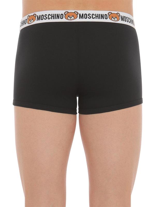 #2: سراويل بوكسر بشعار الدب - أسود
