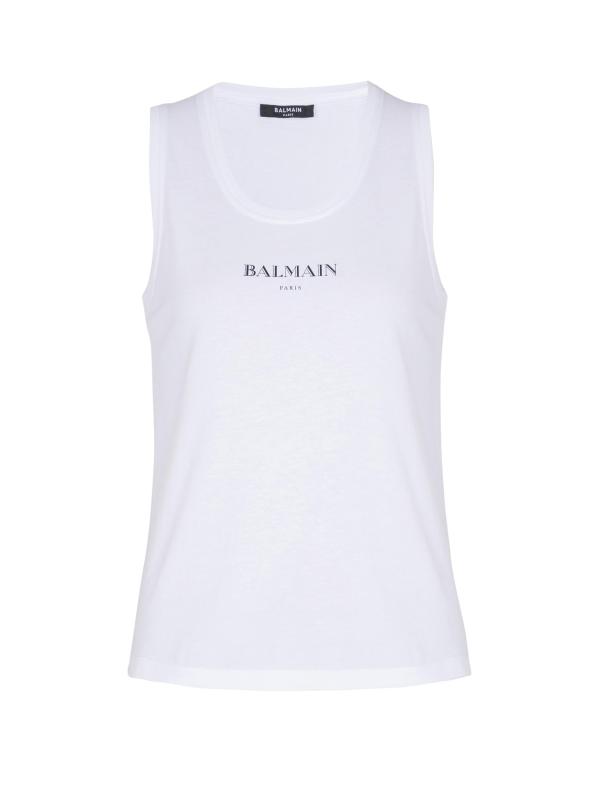 バルマン タンクトップ Balmain - ロゴグラフィックタンクトップ をオンライン購入