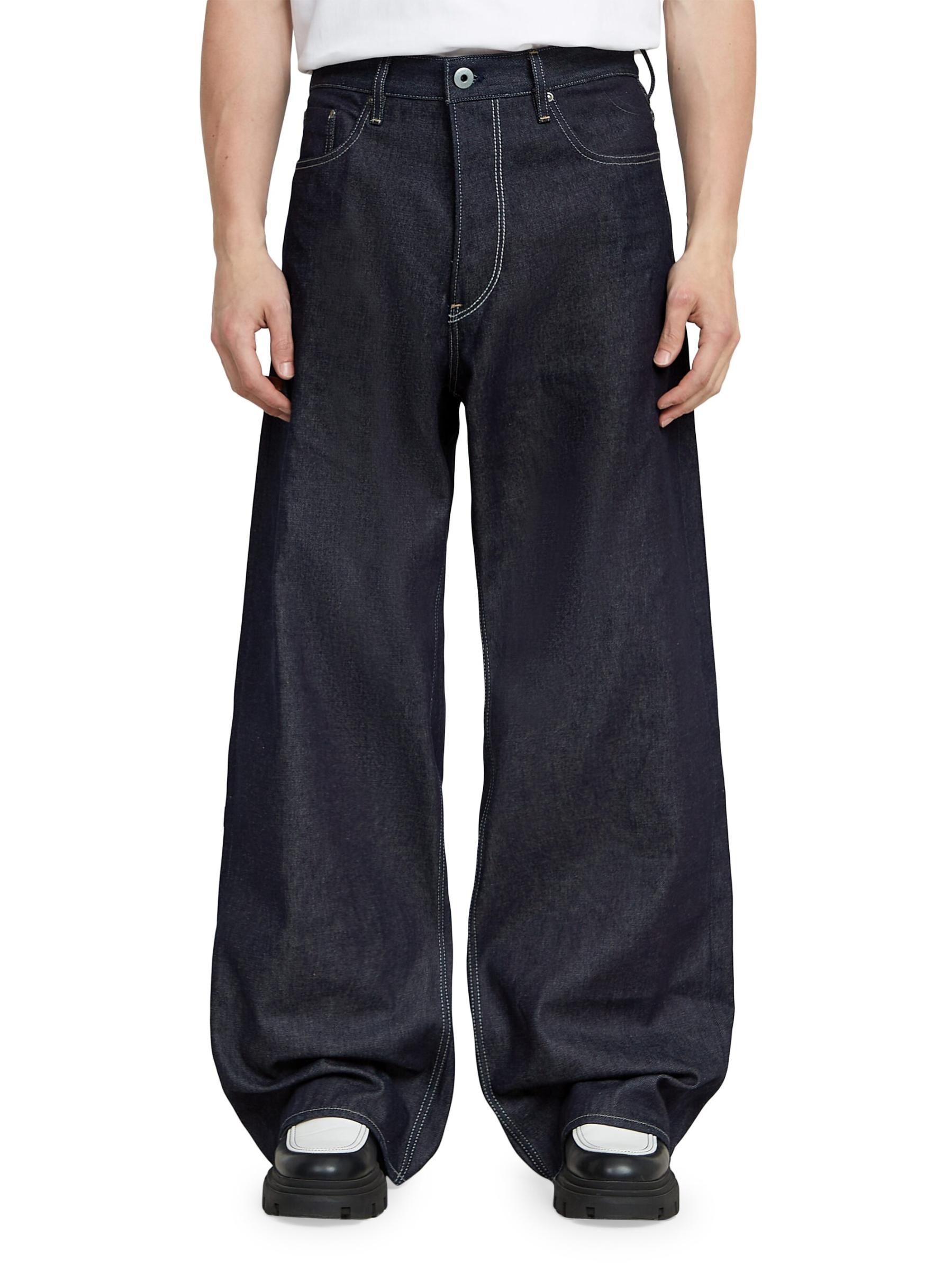 【BOK PLACE】Back Pocket Point Maxi Wide Fit Raw Denim PT XL BOK PLACE】Back Pocket Point Maxi Wide Fit Raw Denim PT XL