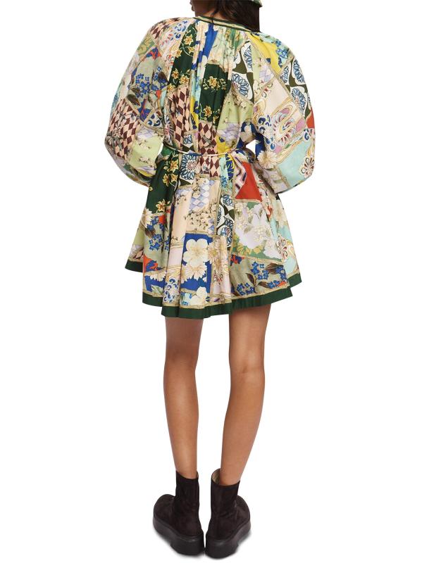 #2: فستان بيانكا مرقع على شكل خيمة صغيرة - متعدد