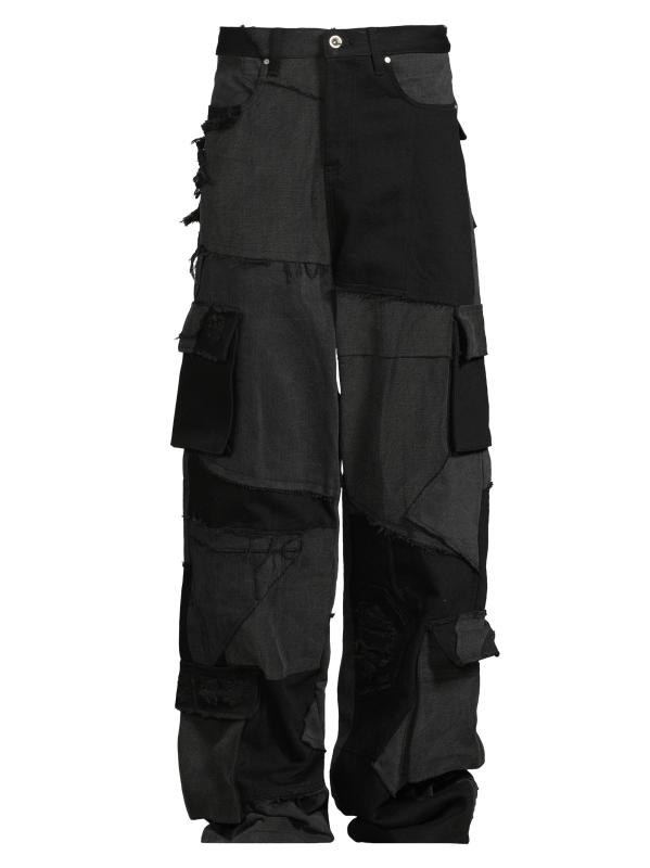 Destroyed Paneled Cargo Pants