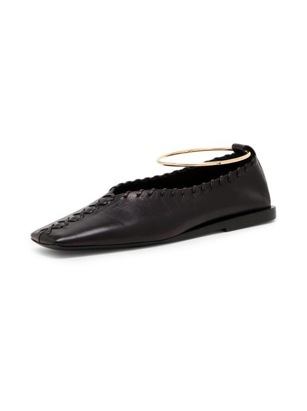 Jil Sander - バレリーナ・レザー・フラット をオンライン購入