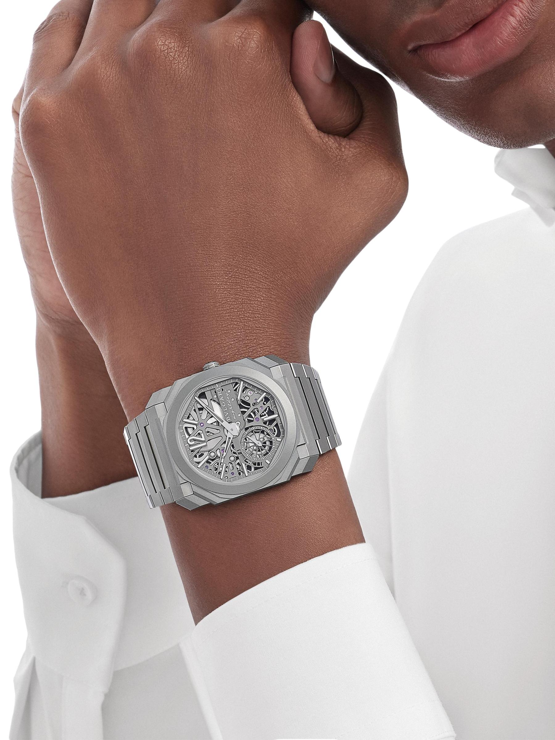 BVLGARI - オクト フィニッシモ チタン スケルトン ウォッチ を