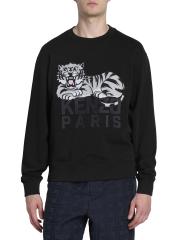 スウェット・トレーナー HAPPY TIGER SWEATSHIRT KENZO Happy Tiger' embroidered sweatshirt in cotton | Men's