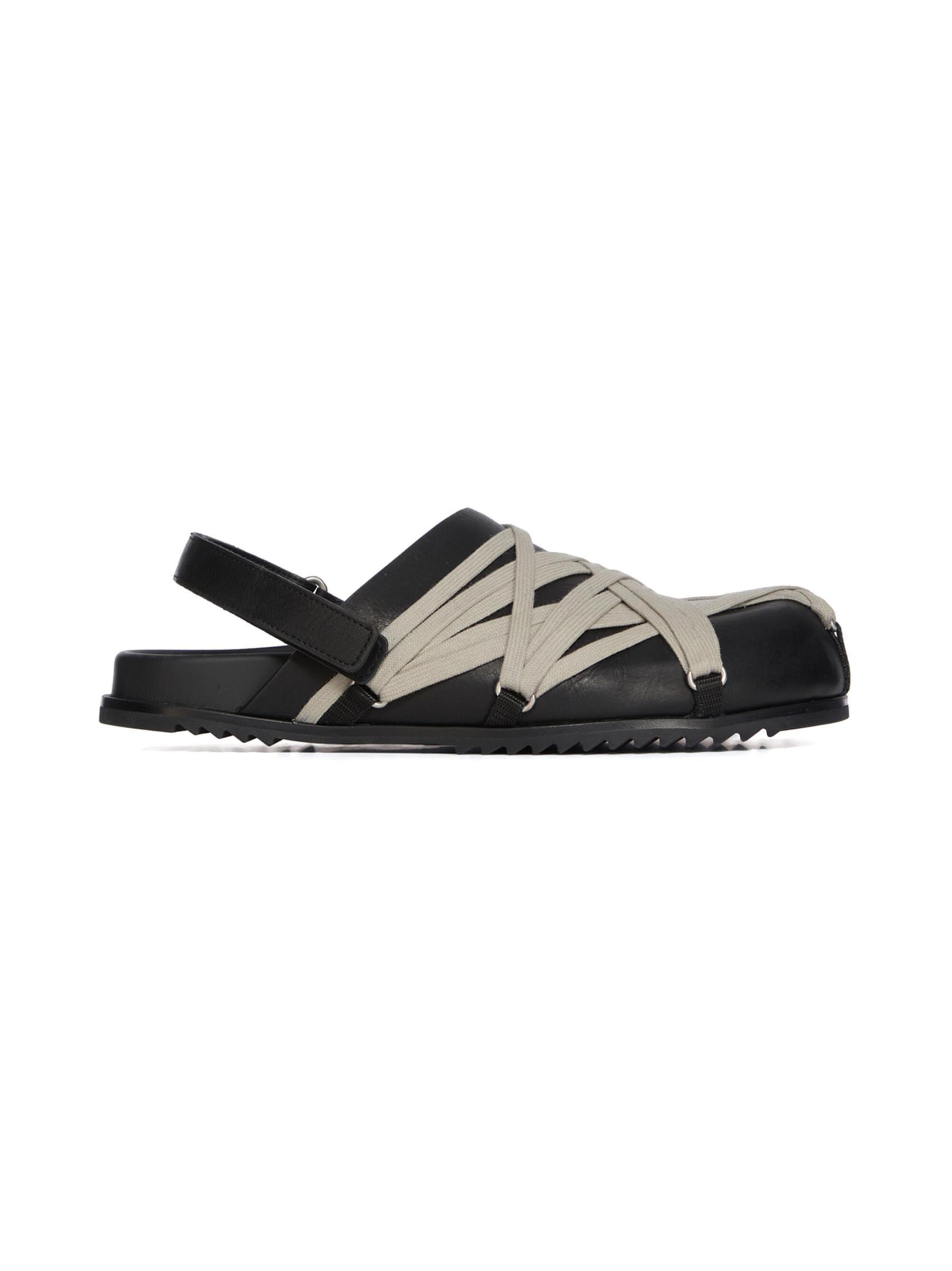 ●RICK OWENS●メガレース グラノーラレザーミュール Rick Owens - メガレス・グラノーラ・レザー・ミュール を