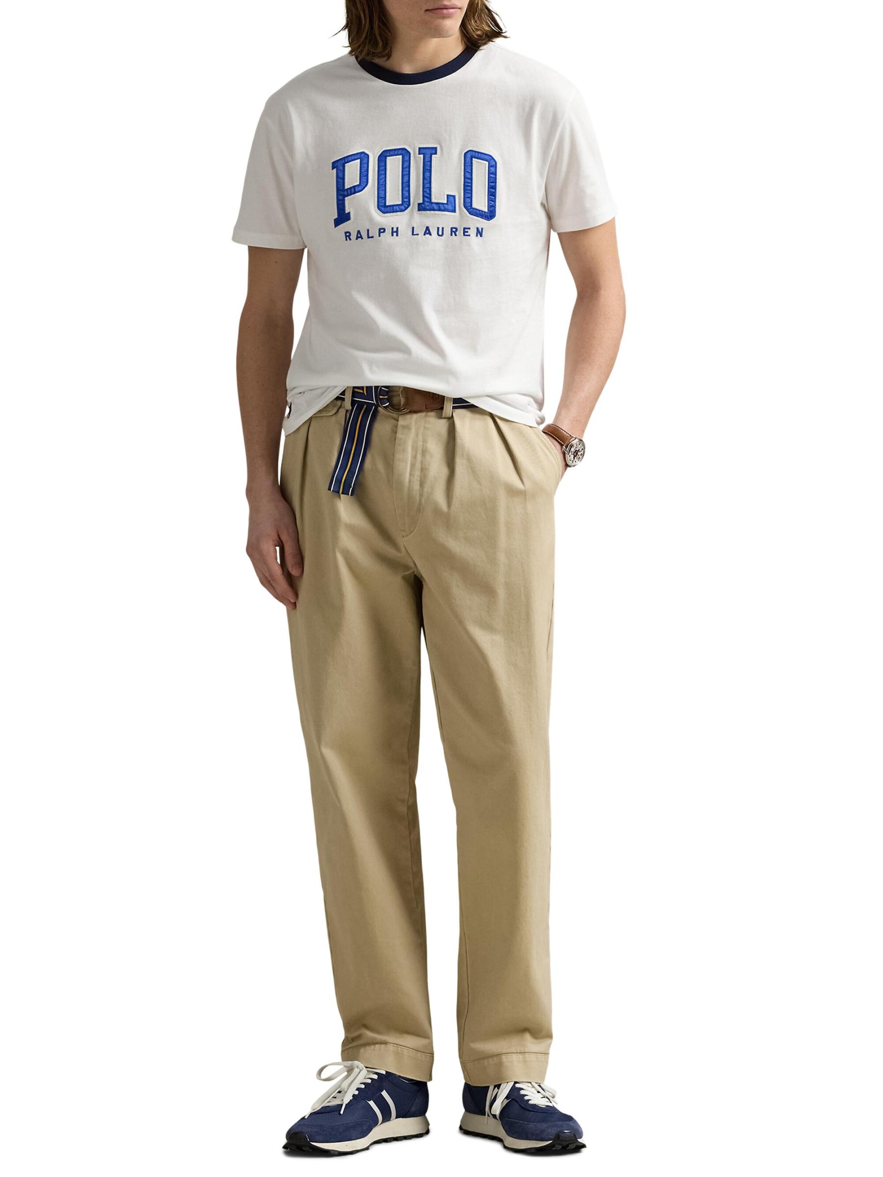 Polo Ralph Lauren クラシックフィット レターマン ロゴ Tシャツ Polo Ralph Lauren Classic Fit Letterman-Logo Short Sleeve T