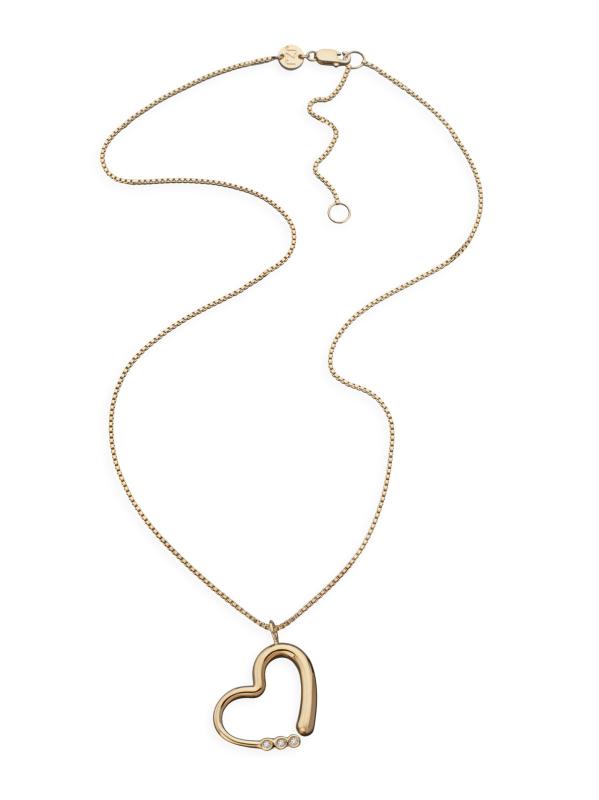 Jennifer Zeuner ネックレス チェーン ハート LOVE Saks Fifth Avenue 日本