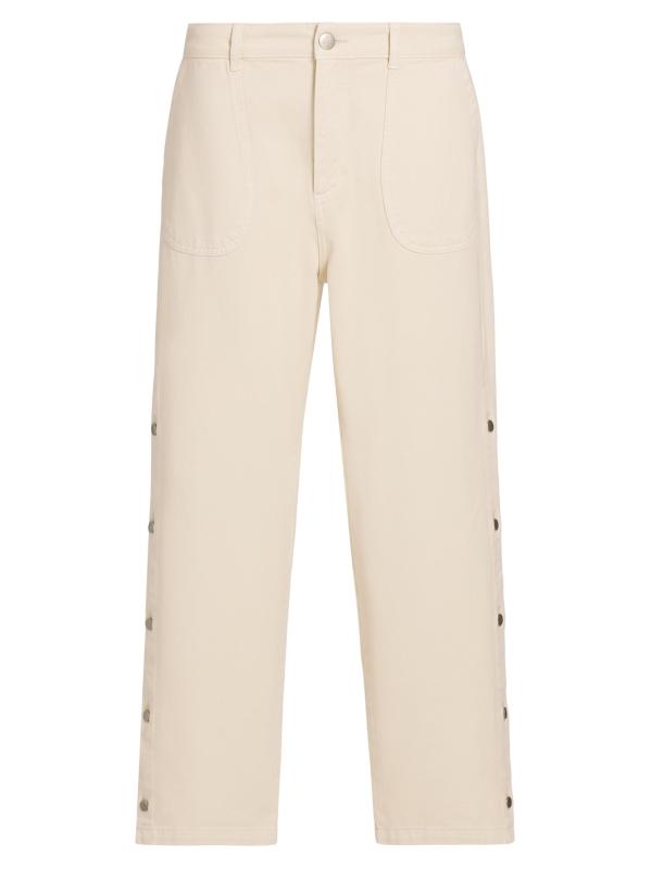 Yodit Side-Button Trousers
