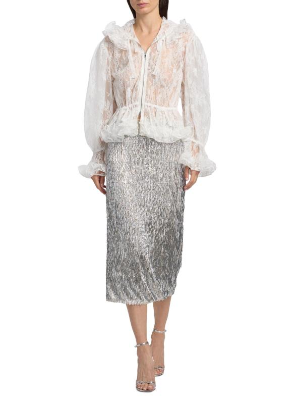 #7: جاكيت إليسا بتصميم مزهّر من الدانتيل - عاجيي