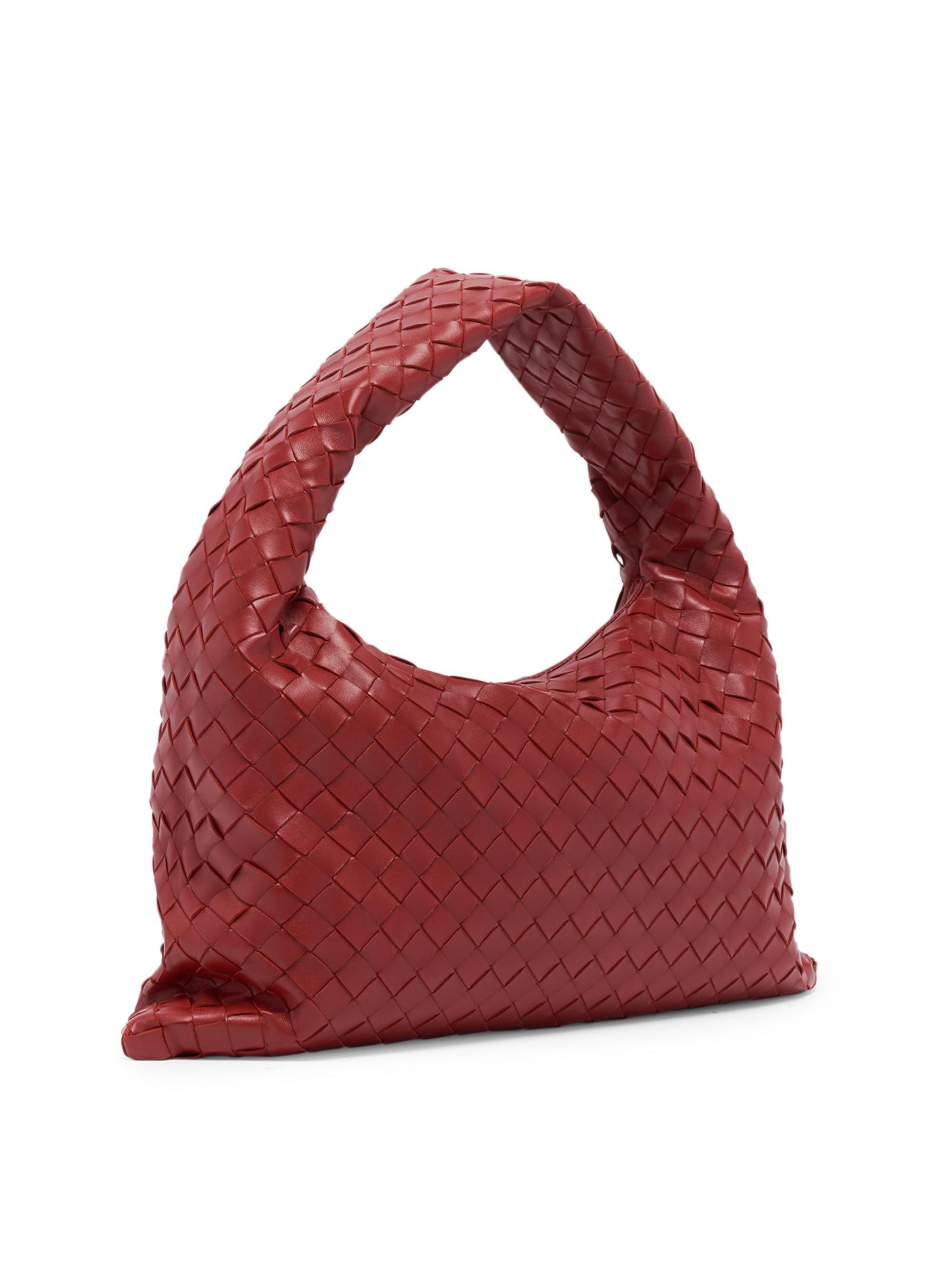 BOTTEGA VENETA イントレチャート 革　ショルダーバッグ　ホーボー ボッテガヴェネタ イントレチャート ホーボー レザー ショルダーバッグ