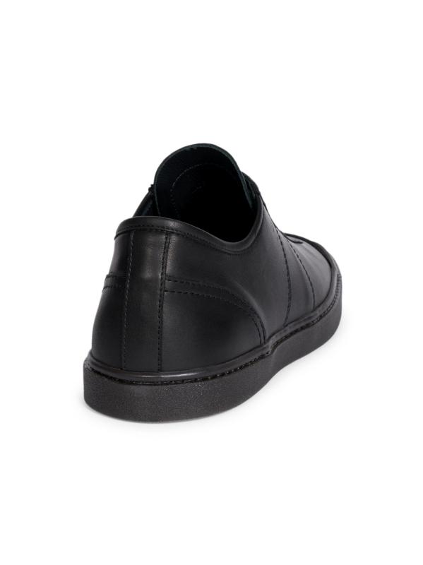 Lemaire - リノリウム・レザー・ロートップ・スニーカー を