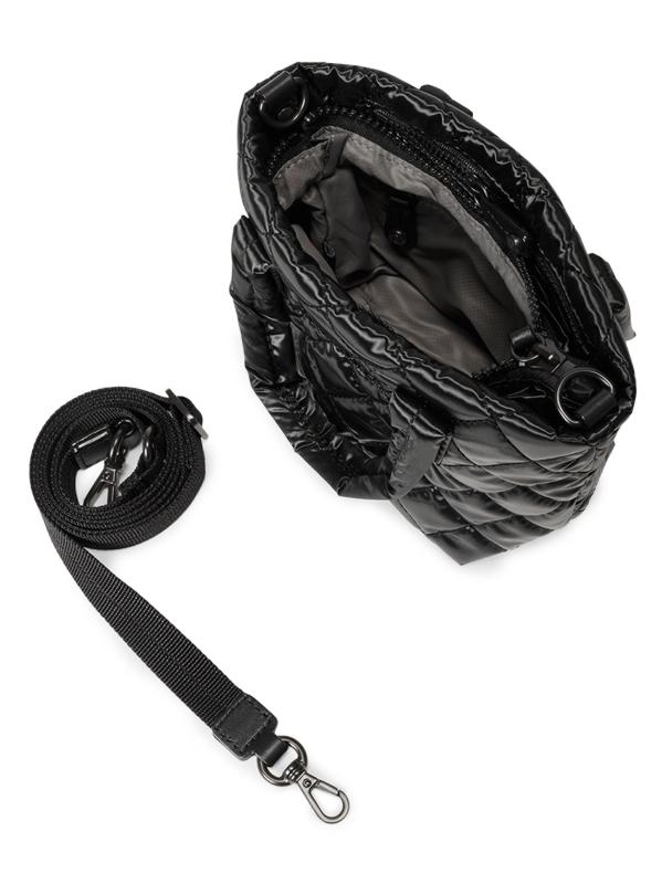 #4: حقيبة بيتيت مترو ديلوكس المبطنة بحزام يلتف حول الجسم - أسود