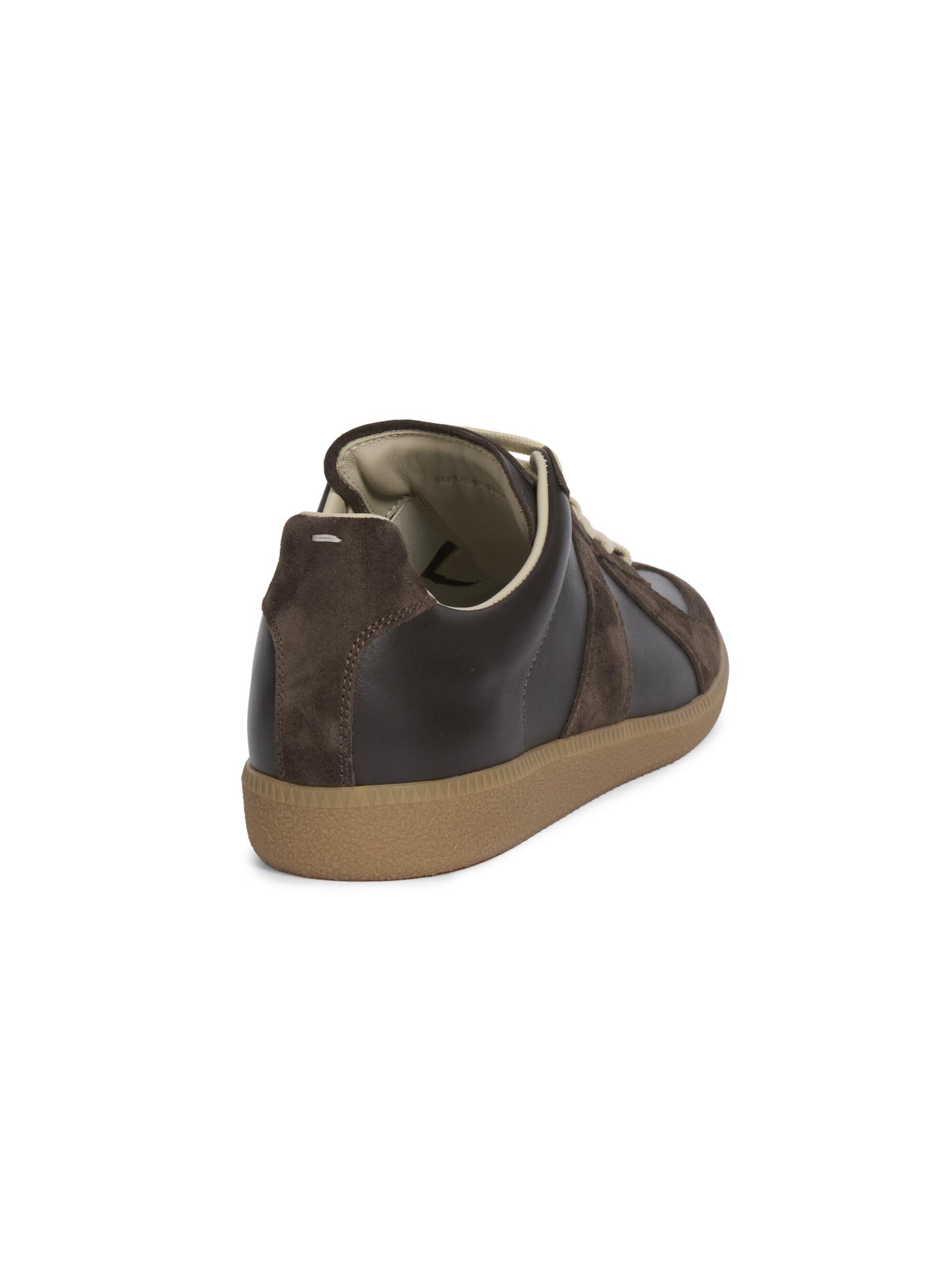 Maison Margiela レプリカ ロートップ レザー スニーカー Maison Margiela - レプリカ・レザー・ロートップ・スニーカー