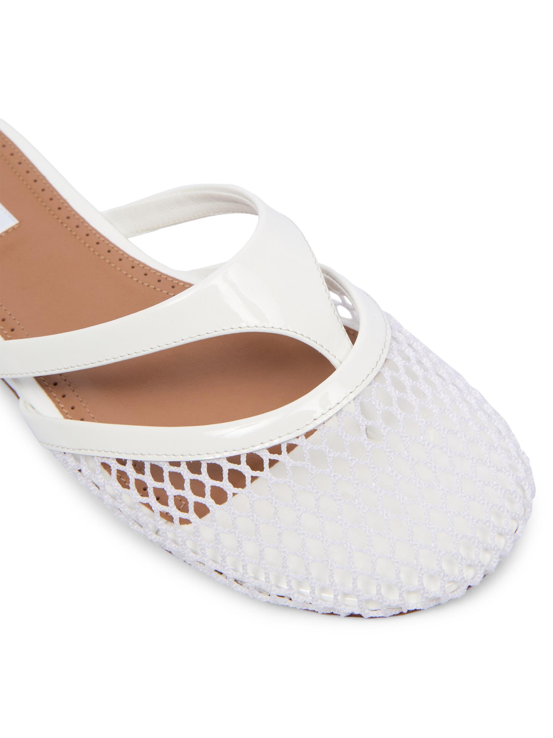 国内発送☆送関込【ALAIA】フィッシュネット&レザー サンダル Alaïa - フィッシュネット&レザー・ミュール をオンライン購入
