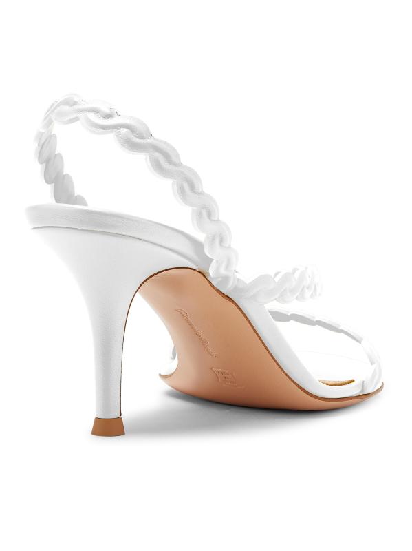 Shop Gianvito Rossi - G32516 Nappa 70MM Leather Slingback