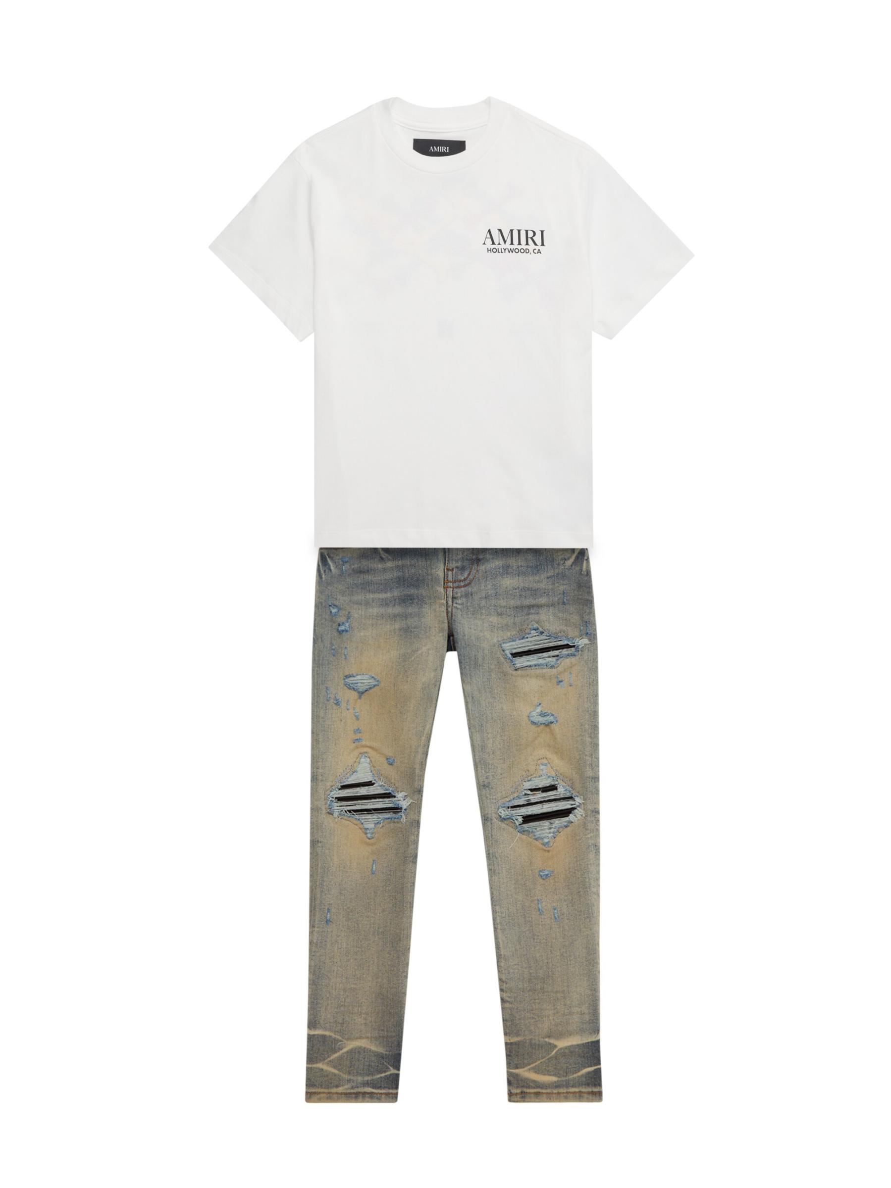 Amiri - リトルキッズ＆キッズ・ボーンズ・スタックTシャツ を