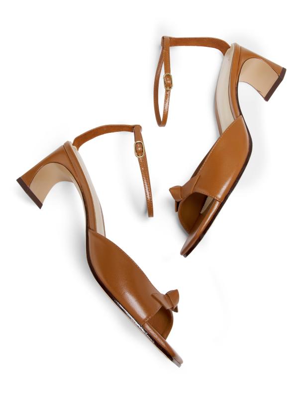 #6: صندل كلاريتا الجلدي 60 ملم - إسبريسو