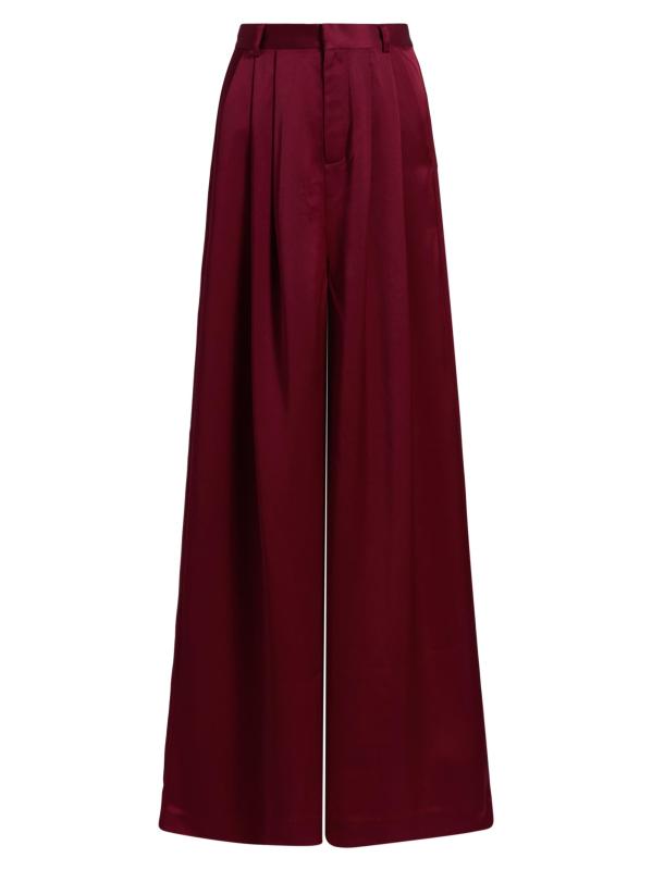 بنطال باريس بطيات أمامية