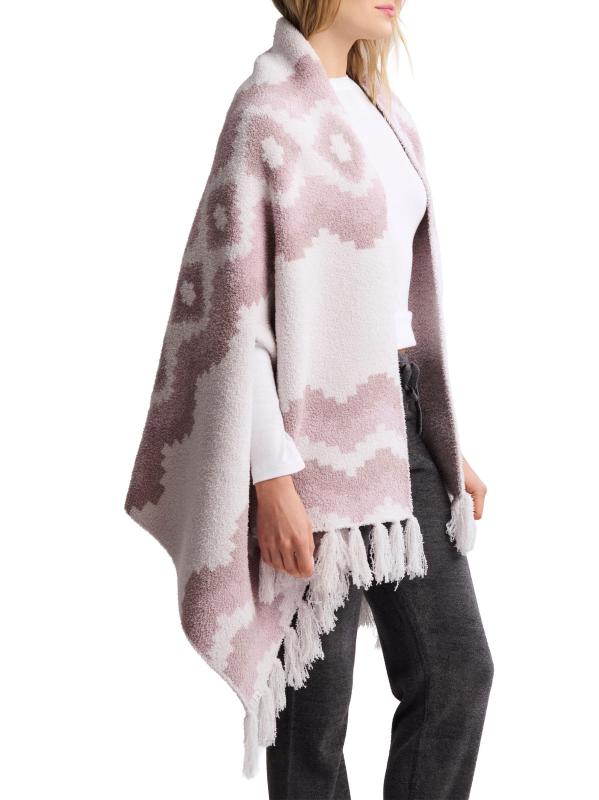 #2: غلاف أنيق ومريح مزين بأهداب من الفسيفساء - وردة باهتة متعددة