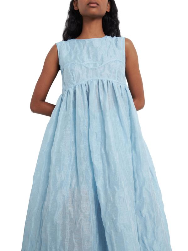 فستان سولي متوسط بدون أكمام