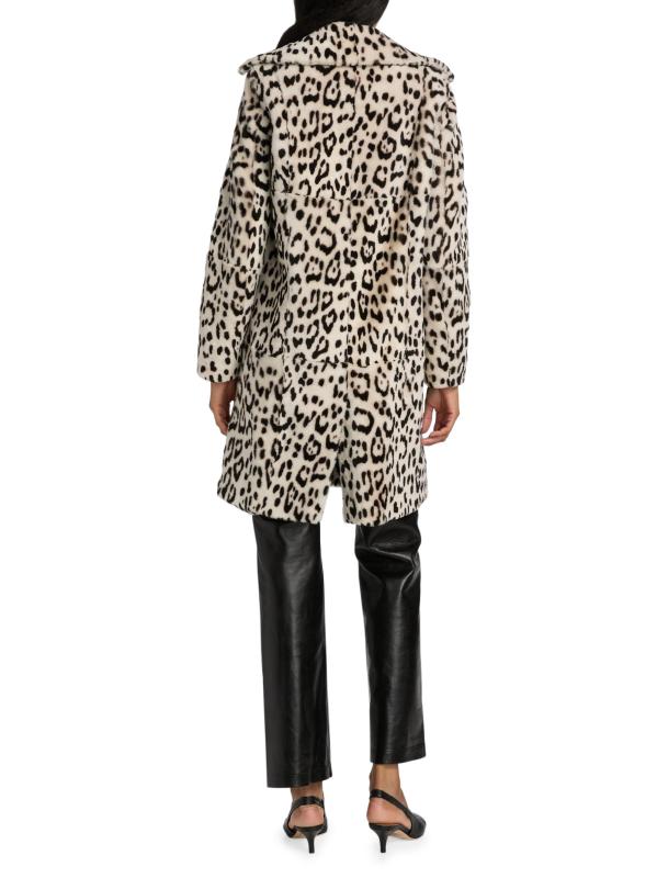 #4: معطف داستر بنقشة جلد الفهد من الكريستال - سنو ليوبارد