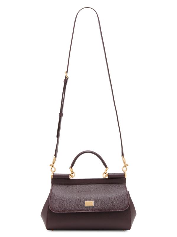 Dolce&Gabbana★SICILY レザー トップハンドルバッグ★ DOLCE&GABBANA - シシリーレザートップハンドルバッグ を