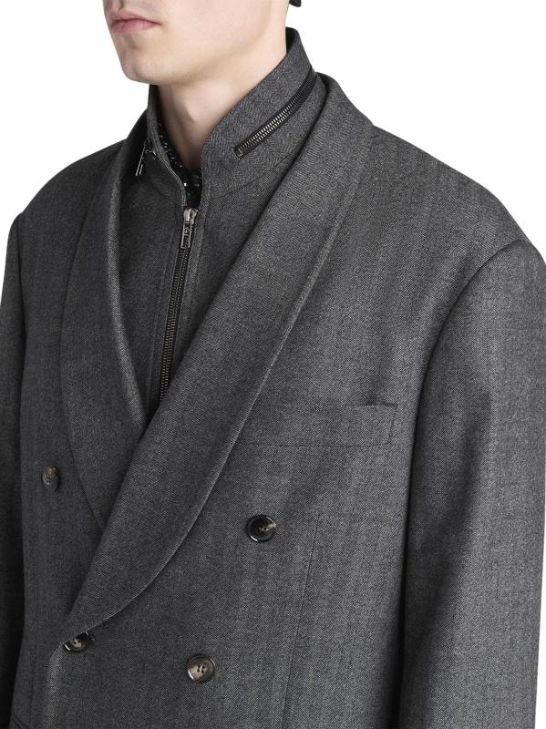 #4: بدلة مريحة من الصوف والكشمير المتعرج - ليلة بلا قمر