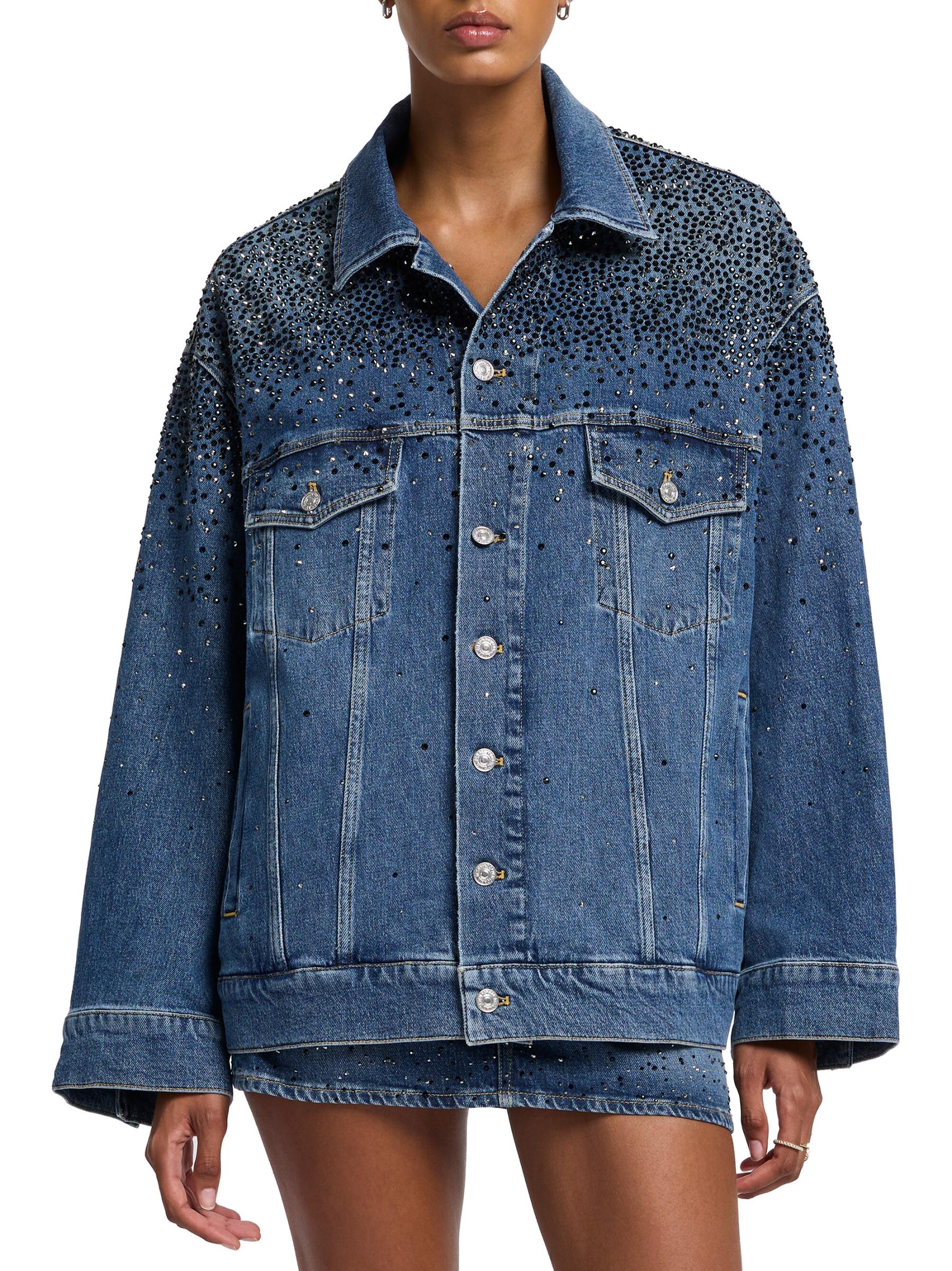 Shop 7 For All Mankind - Oli Embellished Trucker Jacket