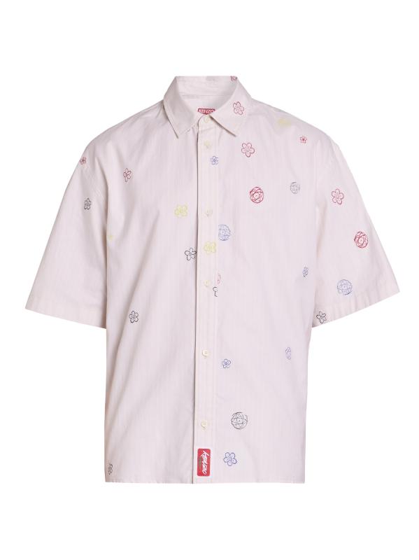 Shop KENZO - Futura Cotton Poplin Shirt | Saks Fifth Avenue
