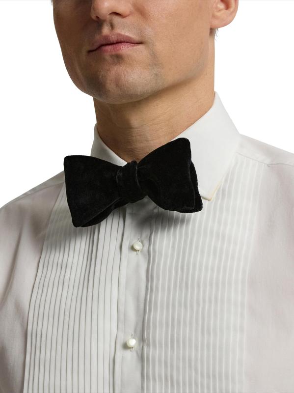 #2: ربطة عنق مخملية - أسود