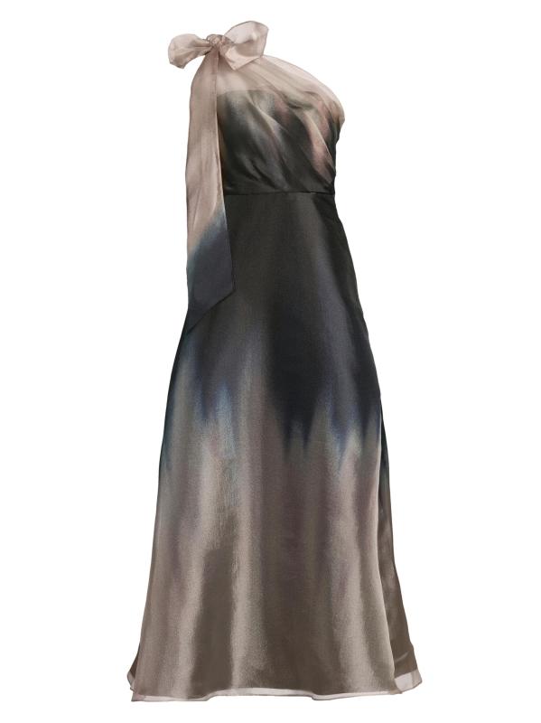 فستان فيكتوريا أومبري أورجانزا بكتف واحد