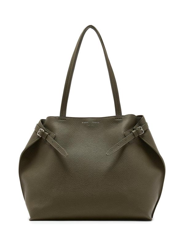 حقيبة يد جلدية مرصوفة بالحصى من الشرق والغرب