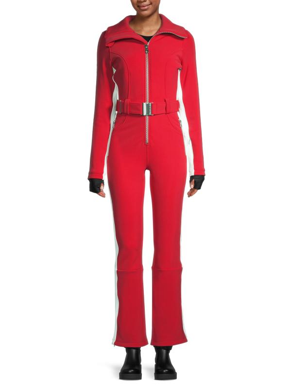 pelleq ペレック 22AW W cord belted jump suit Structured Crepe Forever Belted Jumpsuit | Karen Millen