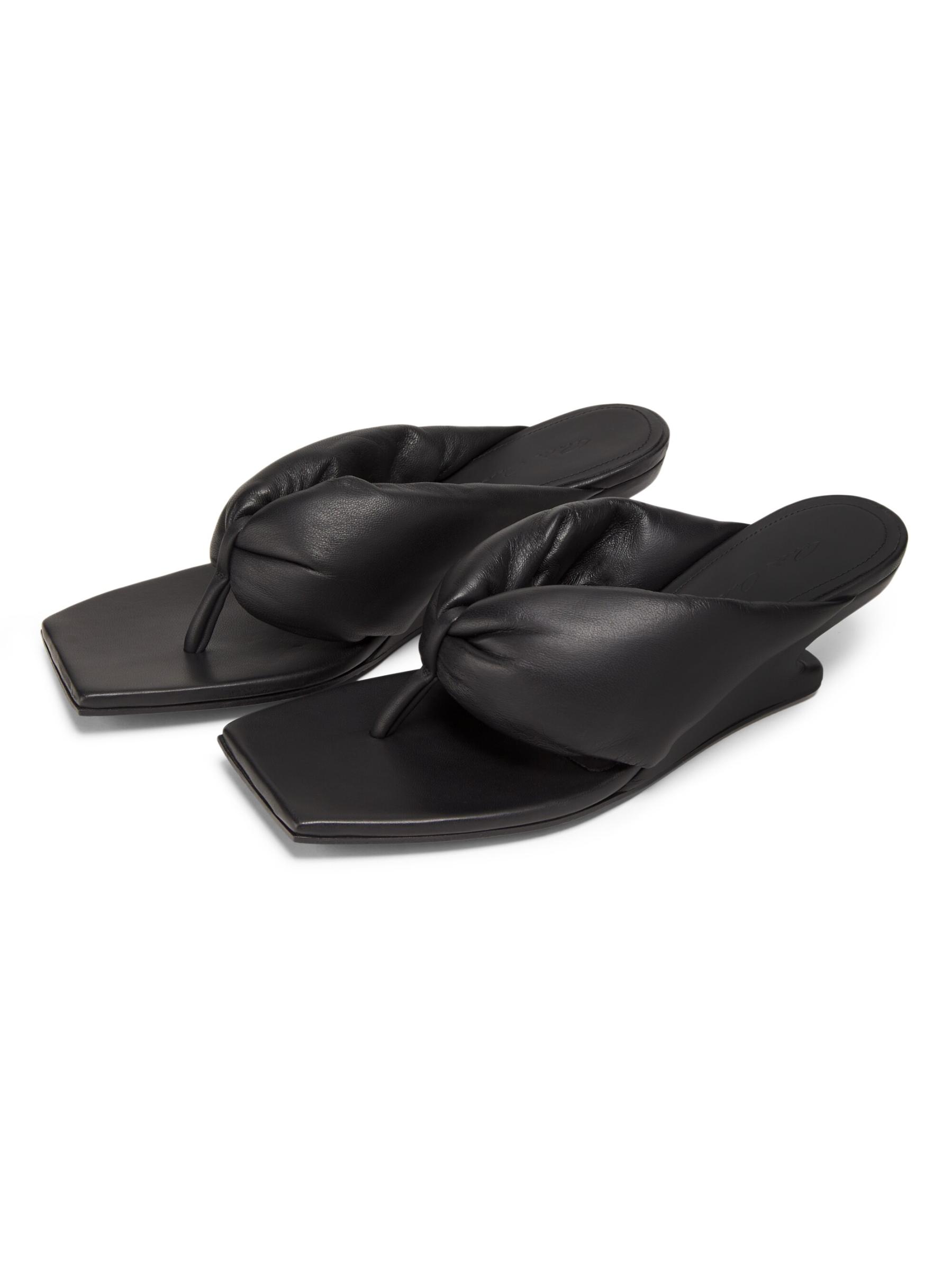 Shop Rick Owens - 45MM Thong Cantilever Sandals | Saks Fifth