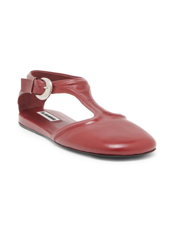 [JIL SANDER] メリージェーン JIL SANDER レザー メリージェーンパンプス | NET-A-PORTER