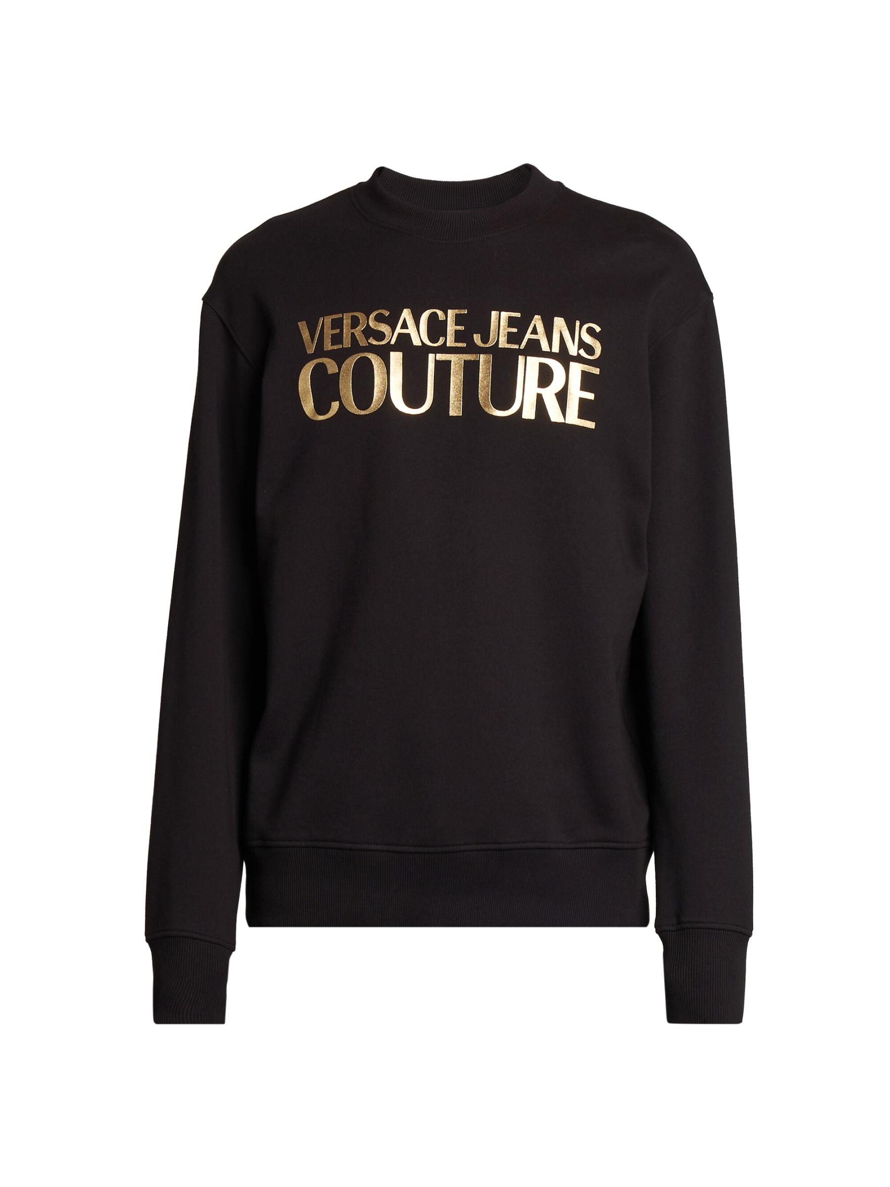 ★VERSACE★メタリック ロゴ スウェットシャツ Versace Jeans Couture - メタリック ロゴ スウェットシャツ を