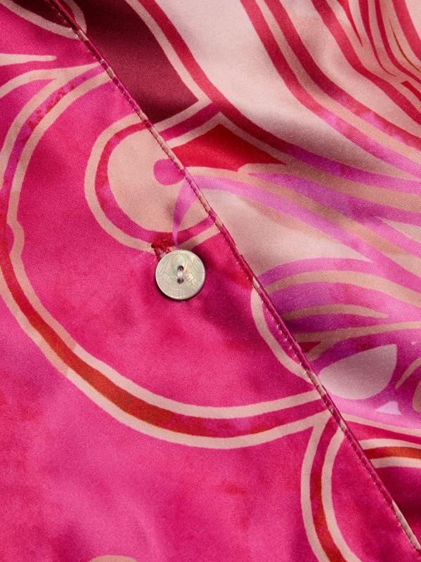 #6: بيجامة شارميوز مطبوعة بالديكور - أحمر