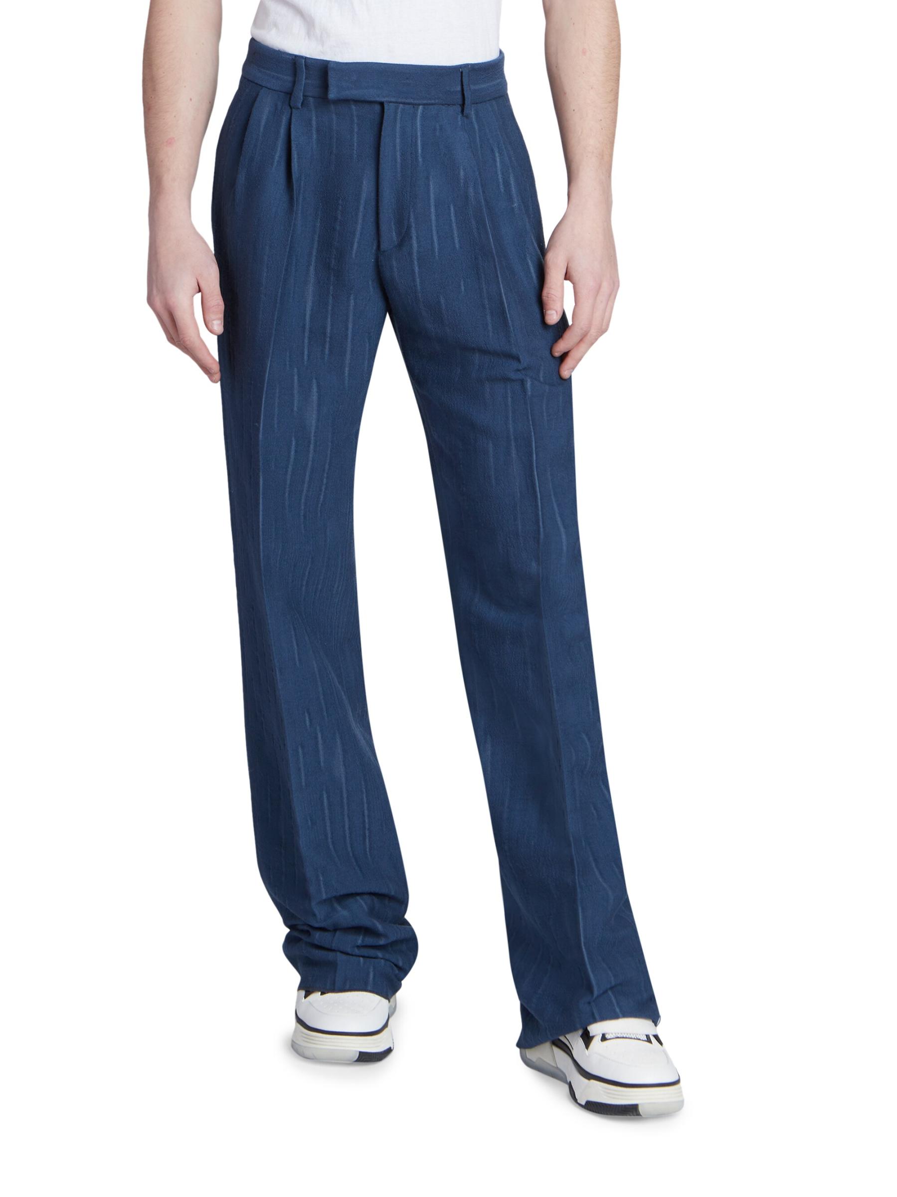 【関税込み】AMIRI ブルー パネル トラックパンツ AMIRIのブルー パネル トラックパンツがセール中