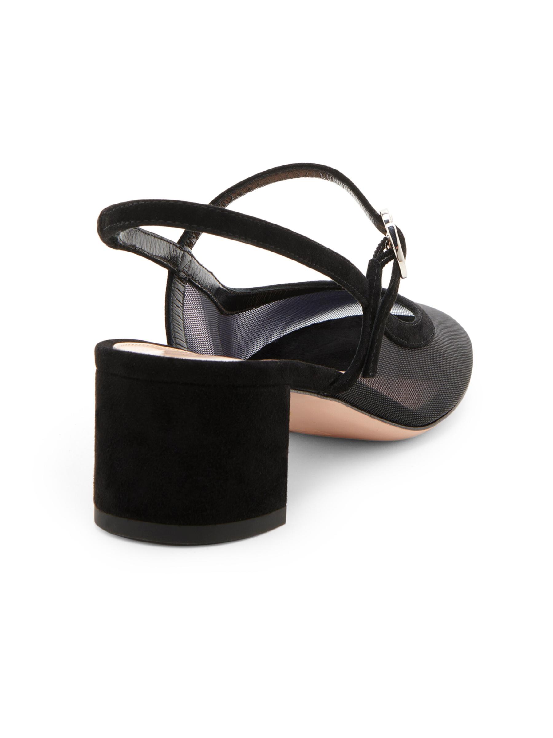 Gianvito Rossi - 45MM スエード＆メッシュパンプス を