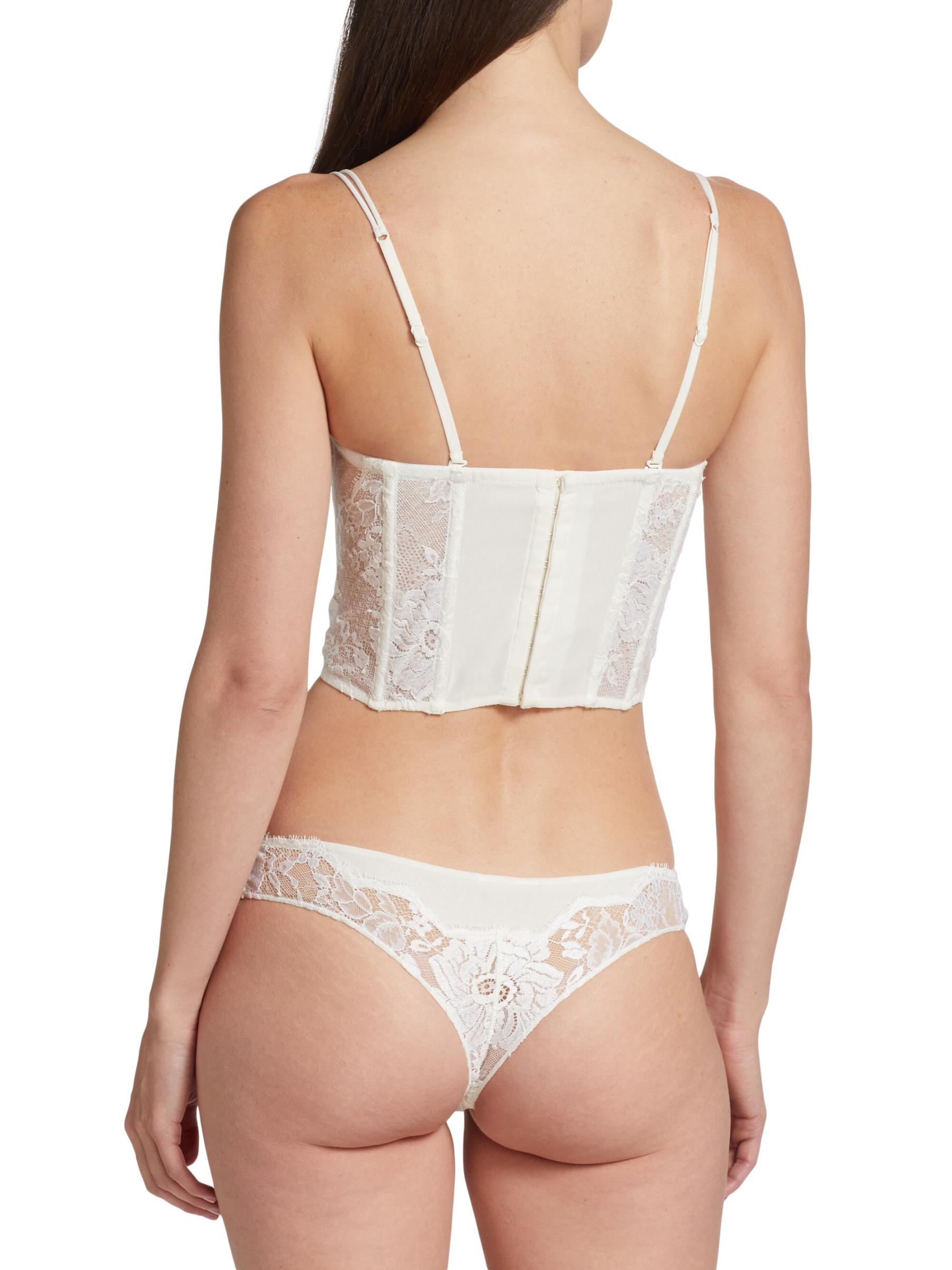 Shop La Perla - Endless Lace-Paneled Bra Top | Saks Fifth