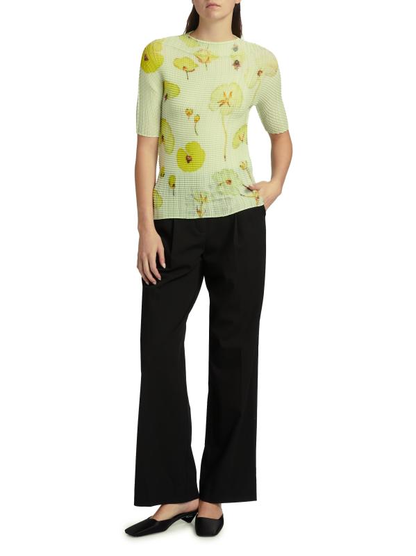 Shop Issey Miyake - Pressed Flora Pleats Top | Saks Fifth