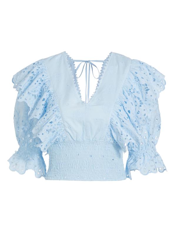 بلوزة كالا مكشكشة