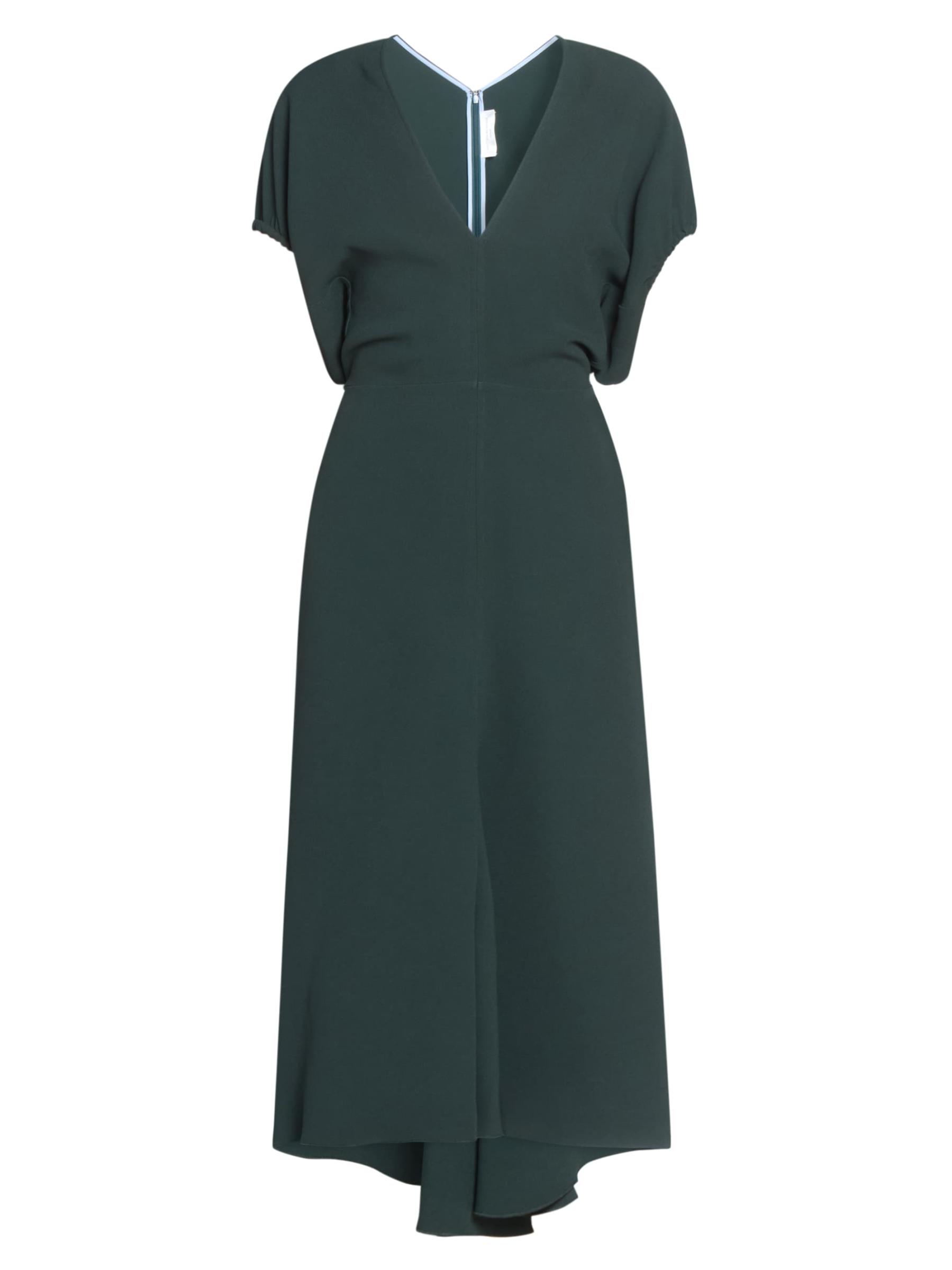国内発| VICTORIA BECKHAM ドレープスリーブ ミディドレス Victoria Beckham - ドレープ クレープ ミディ ドレス を