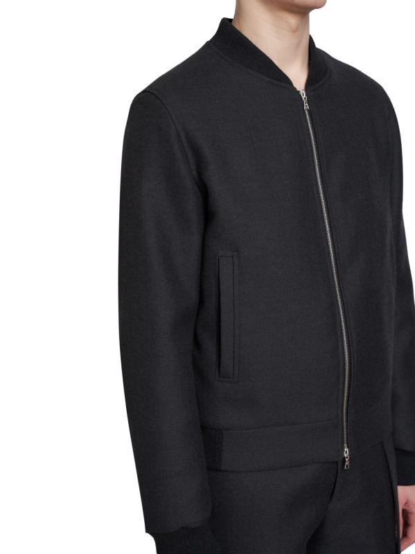ジャケット・アウター Dries Van Noten Vanny Wool Bomber Jacket Dries Van Noten Men's Vanny Wool Gabardine Bomber Jacket in